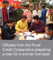 Supporting rural finance reform in China 